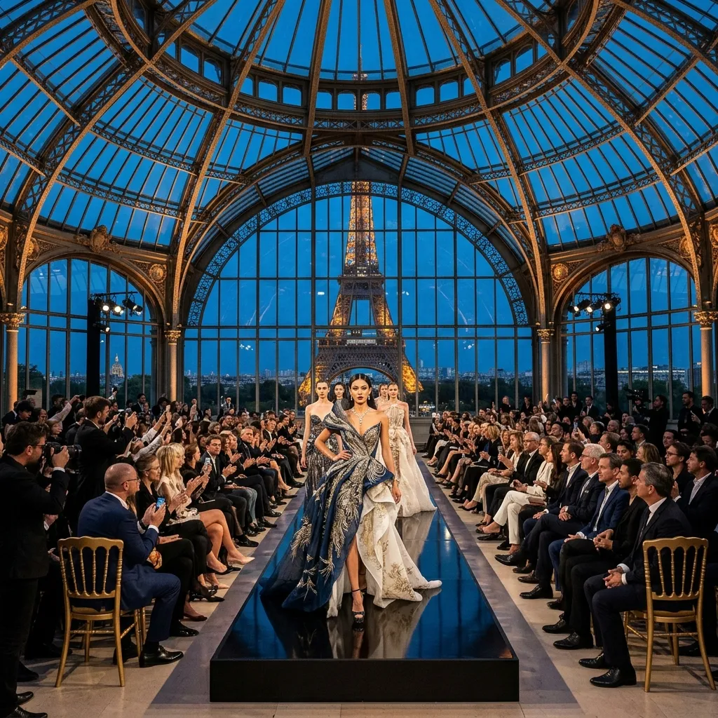 Paris fashion showcase runway